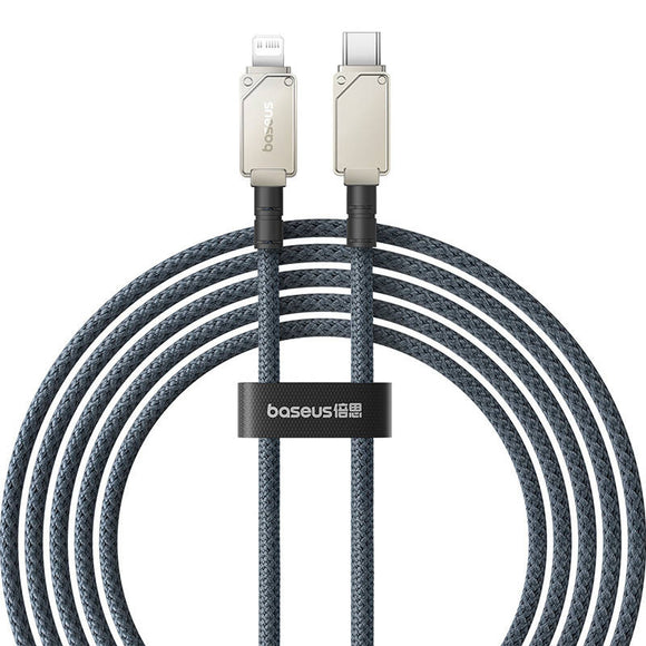 Baseus Unbreakable USB C to iP cable 2 m 20 W Black