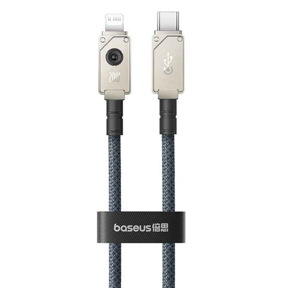 Baseus Unbreakable USB C to iP cable 2 m 20 W Black
