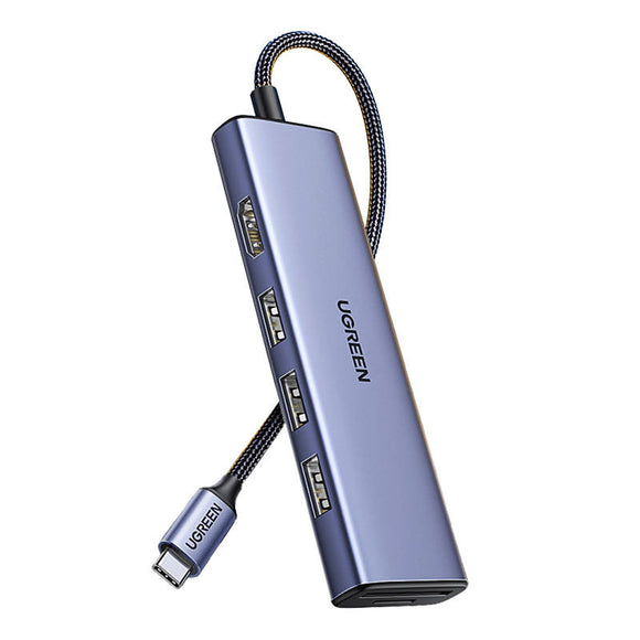 Ugreen 20956A interface hub USB Type-C 5000 Mbit/s Silver
