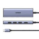 Ugreen 20956A interface hub USB Type-C 5000 Mbit/s Silver-3