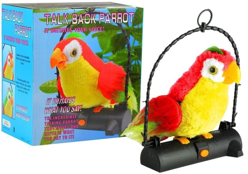 Talk Back Parrot - Imite votre voix et vos sons