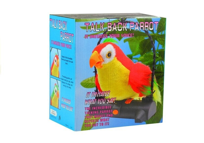 Talk Back Parrot - Imite votre voix et vos sons