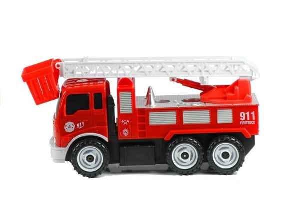 Camion de pompiers démontable Petit mécanicien Clé à molette Tournevis