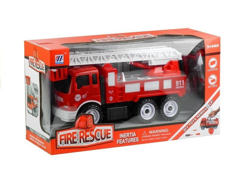 Camion de pompiers démontable Petit mécanicien Clé à molette Tournevis