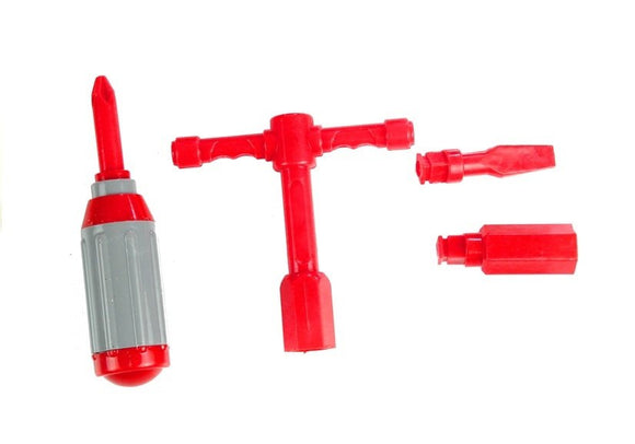 Camion de pompiers démontable Petit mécanicien Clé à molette Tournevis