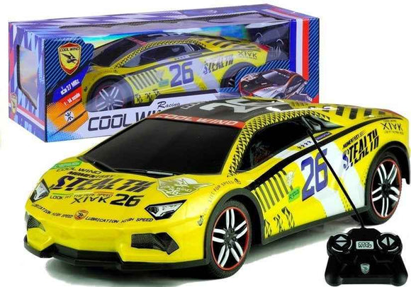 Remote controlled Sports Car R/C Remote Yellow