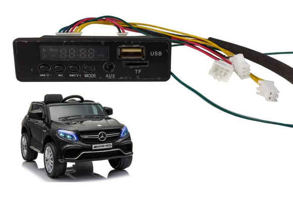 Music Panel for Mercedes GLE 63s Ride On Car