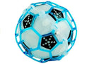 Ballon de football sautant et dansant, jeu lumineux