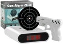Gun Alarm Clock with Laser Pistol White-6