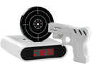 Gun Alarm Clock with Laser Pistol White-4