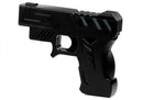 Gun Alarm Clock with Laser Pistol Black-3