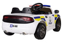 Police Electric Ride-On Car - White-3