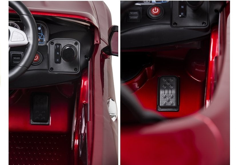 Voiture électrique Mercedes S63 - Peinture rouge