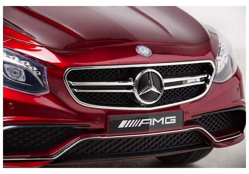 Voiture électrique Mercedes S63 - Peinture rouge