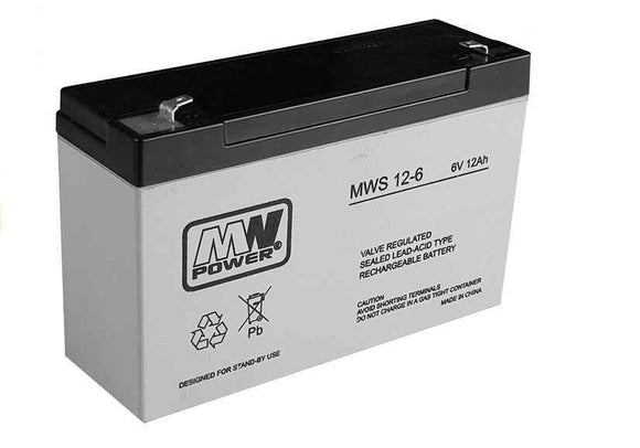 AGM Gel Battery For A Car For A 6V12Ah Battery
