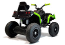 Quad BDM0906 Electric Ride On Vehicle Pumped Wheels - Black