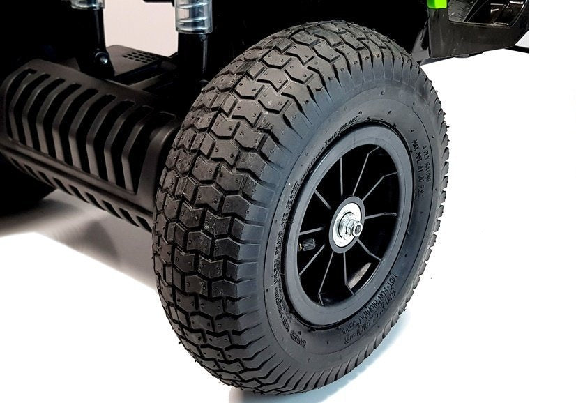 Quad BDM0906 Electric Ride On Vehicle Pumped Wheels - Black