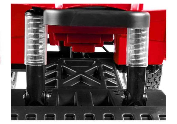 Quad BDM0906 Electric Ride On Vehicle Pumped Wheels - Red