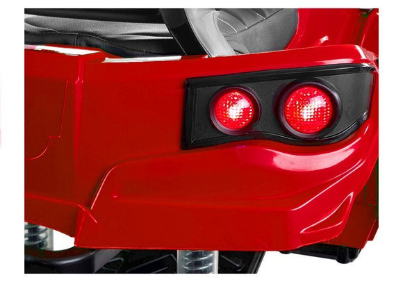 Quad BDM0906 Electric Ride On Vehicle Pumped Wheels - Red