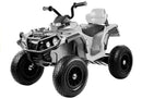 Quad BDM0906 Electric Ride On Vehicle Pumped Wheels - White