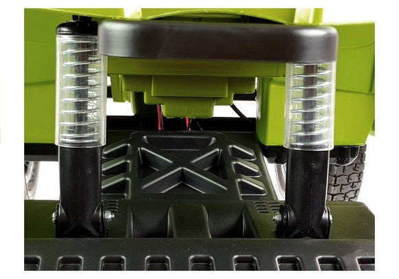 Quad BDM0906 Electric Ride On Vehicle Pumped Wheels - Green