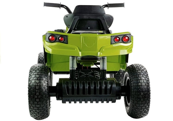 Quad BDM0906 Electric Ride On Vehicle Pumped Wheels - Green