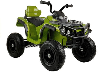 Véhicule électrique à roues gonflées quad bdm0906 - vert