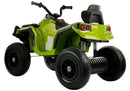 Quad BDM0906 Electric Ride On Vehicle Pumped Wheels - Green