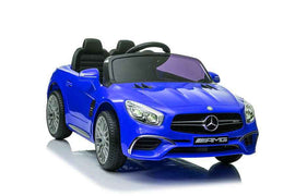 Battery Car Mercedes SL65 S Blue Lacquered LCD