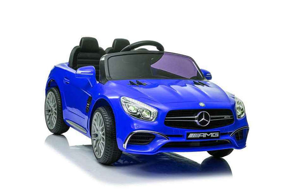 Battery Car Mercedes SL65 S Blue Lacquered LCD