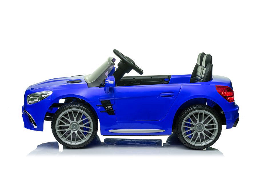Battery Car Mercedes SL65 S Blue Lacquered LCD