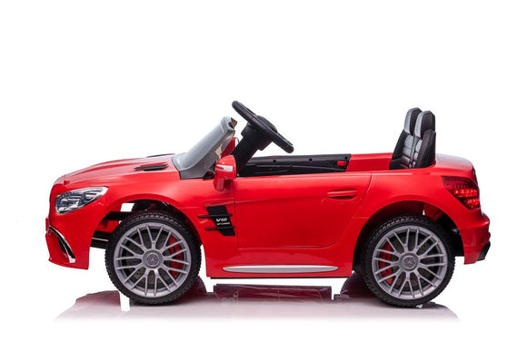 Véhicule sur batterie Mercedes SL65 S LCD laqué rouge