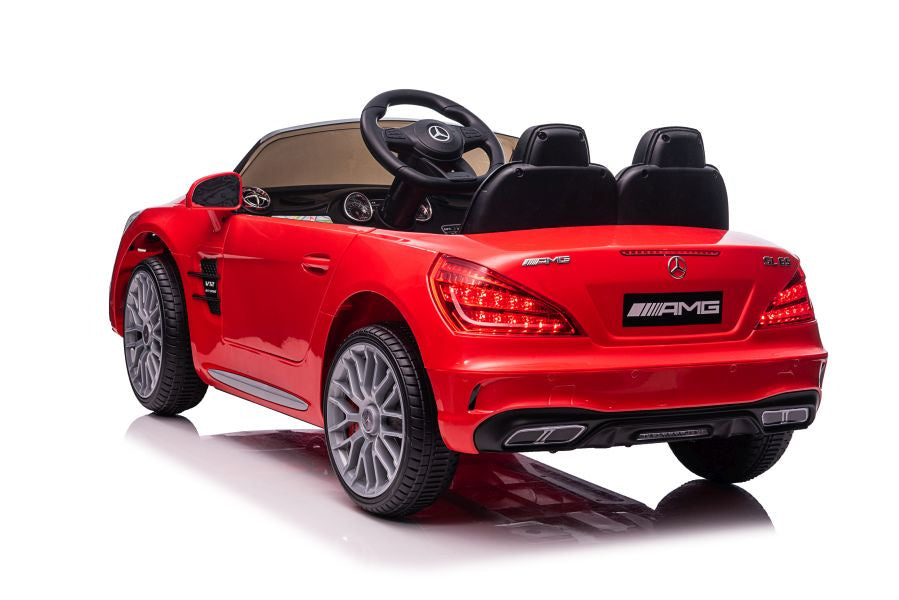 Véhicule sur batterie Mercedes SL65 S LCD laqué rouge