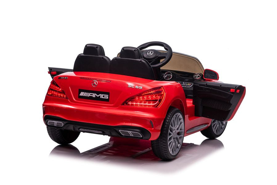 Véhicule sur batterie Mercedes SL65 S LCD laqué rouge