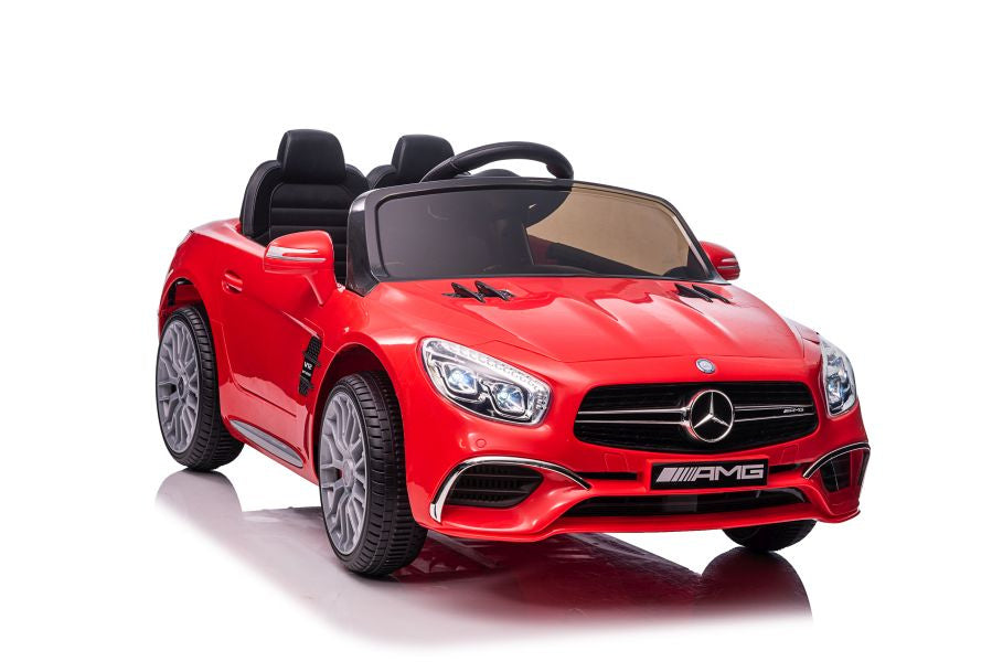 Véhicule sur batterie Mercedes SL65 S LCD laqué rouge