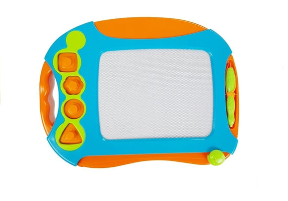 Magnetic Drawing Board with Geometrical Stamps