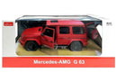 Remote Controlled Mercedes G63 Rastar R/C Red