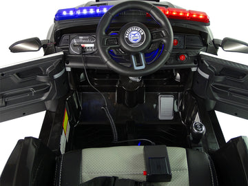 Electric Ride-On Car Police BBH0007 Black