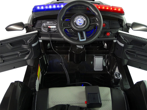 Electric Ride-On Car Police BBH0007 Black