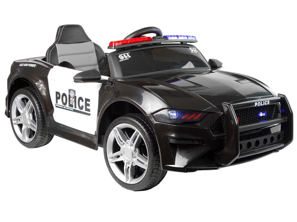Voiture électrique police bbh0007 noir