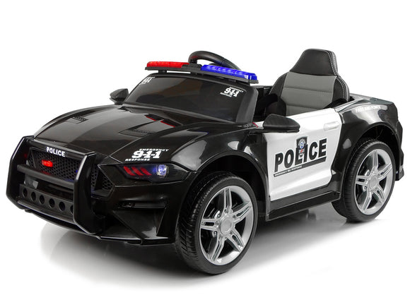 Voiture électrique police bbh0007 noir