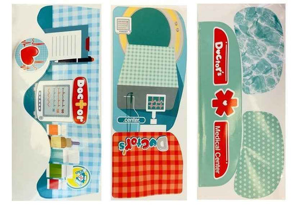 Coffret de médecin dans une mallette avec accessoires