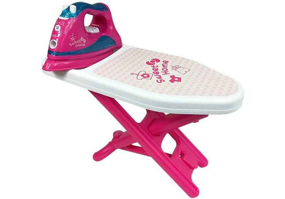 Pink Iron Ironing Set Ironing Board Hangers