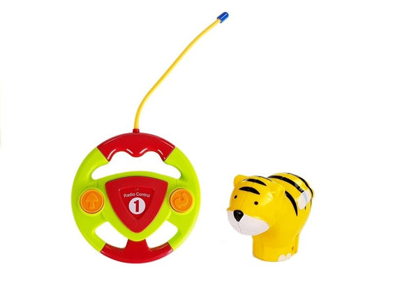 Avion télécommandé pour bébé avec volant rouge