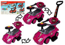 Toddlers Ride On Push Along with Parent Handle Mega Car 3in1 Pink-1
