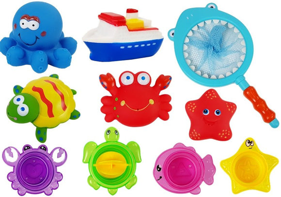 Jouets de bain Épuisette de pêche Épuisette