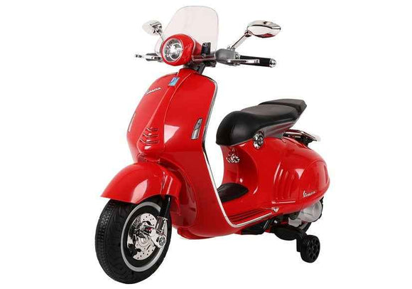Red Electric Scooter Vespa GTS 300