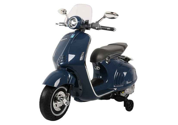 Blue Electric Scooter Vespa GTS 300