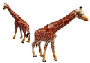 Figurines Girafes Éducatives Familiales 3 pièces + Fond Afrique
