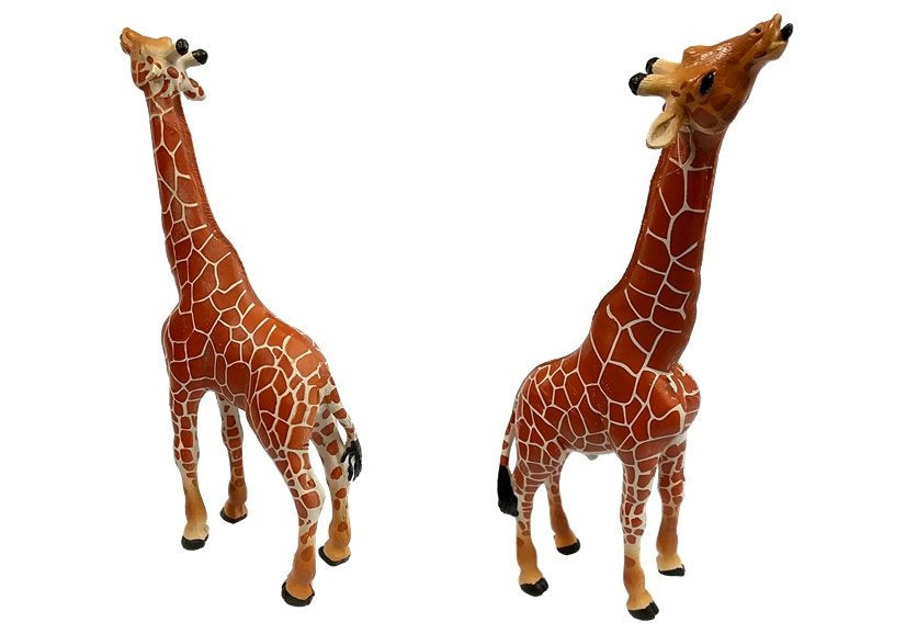Figurines Girafes Éducatives Familiales 3 pièces + Fond Afrique